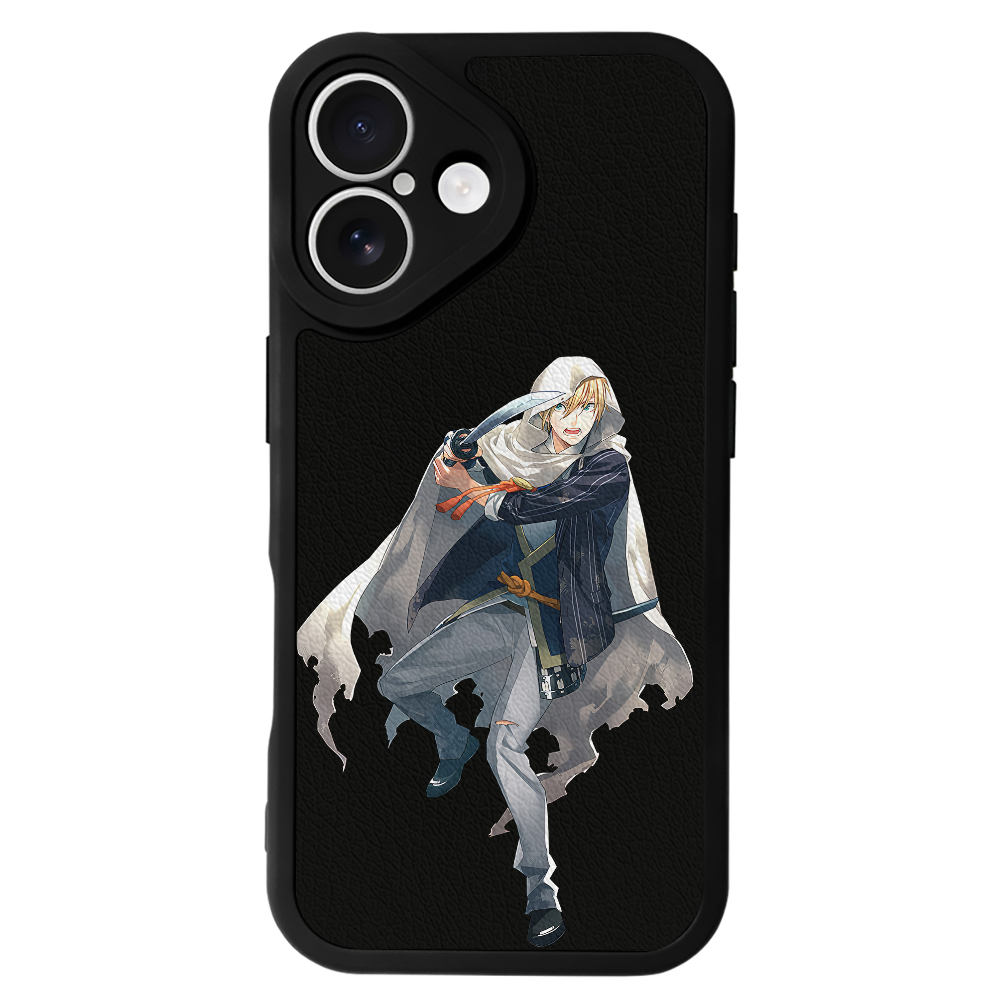 （画像用） 刀剣乱舞 Touken Ranbu 【iPhone 16シリーズ対応】シリコンスマホケース（レザー調） 材質：シリコン